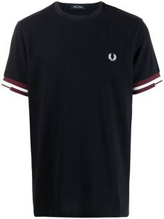 FRED PERRY футболка с абстрактным принтом