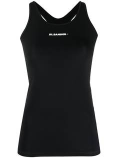 Jil Sander спортивный топ с логотипом