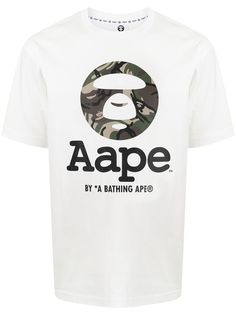 AAPE BY *A BATHING APE® футболка с короткими рукавами и логотипом