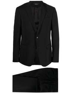 Z Zegna строгий костюм узкого кроя