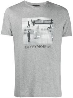 Emporio Armani футболка с графичным принтом