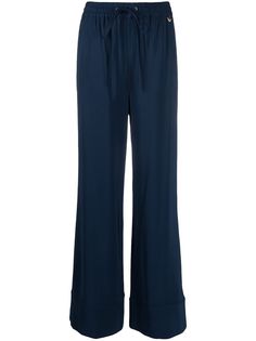 TWINSET брюки широкого кроя с кулиской