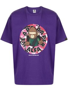 AAPE BY *A BATHING APE® футболка с графичным принтом