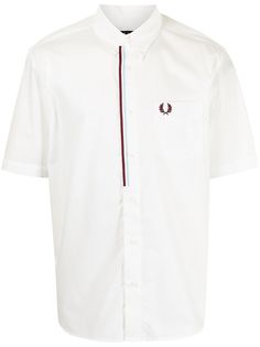 FRED PERRY рубашка с контрастной отделкой