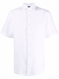 Z Zegna рубашка с воротником-стойкой