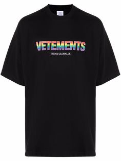 VETEMENTS футболка с логотипом