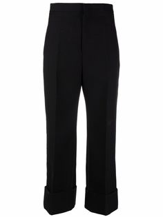 Jil Sander укороченные брюки строгого кроя