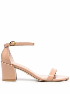 Stuart Weitzman босоножки Simple 65 на блочном каблуке