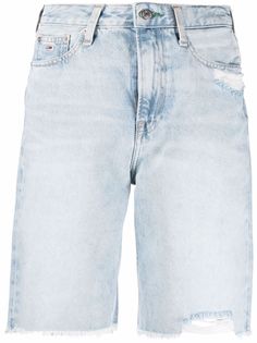Tommy Hilfiger джинсовые шорты с эффектом потертости