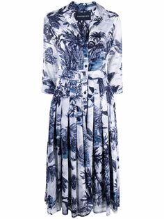 Samantha Sung платье-рубашка Audrey с принтом
