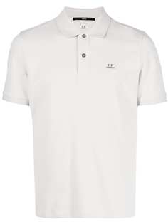 C.P. Company рубашка поло с вышитым логотипом