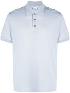 Brioni рубашка поло с вышитым логотипом