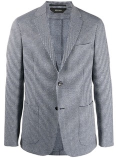 Z Zegna однобортный пиджак в клетку