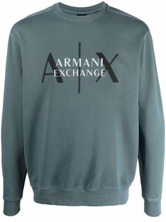 Armani Exchange толстовка с логотипом