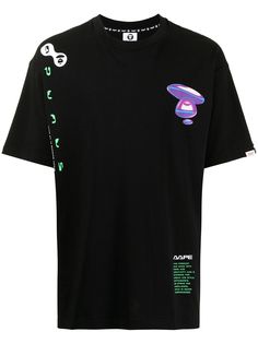 AAPE BY *A BATHING APE® футболка с графичным принтом