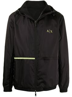 Armani Exchange легкая куртка с логотипом