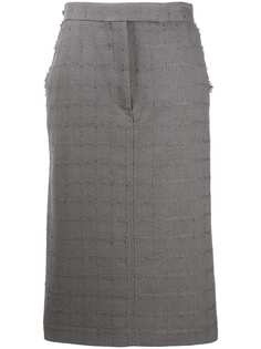 Thom Browne юбка в клетку Windowpane