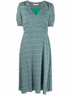 Tommy Hilfiger платье миди с геометричным принтом