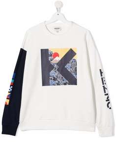 Kenzo Kids толстовка с графичным принтом