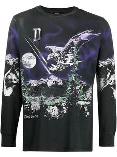 Diesel толстовка T-Just-LS-A5 с принтом