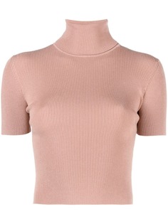 Elisabetta Franchi топ с высоким воротником