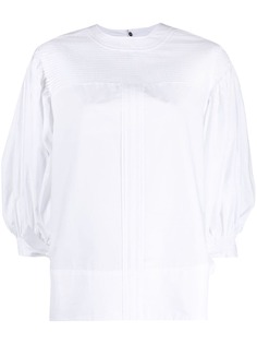 Jil Sander блузка с завязками на манжетах