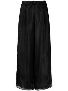 Emporio Armani широкие брюки с кулиской