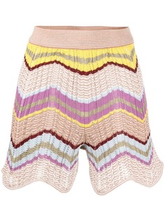 M Missoni шорты с узором зигзаг