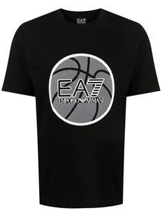 Ea7 Emporio Armani футболка с логотипом