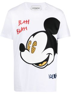 Iceberg футболка с принтом Mickey Mouse