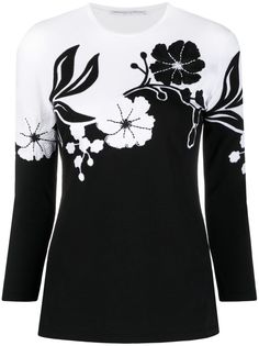 Ermanno Scervino топ с цветочным принтом