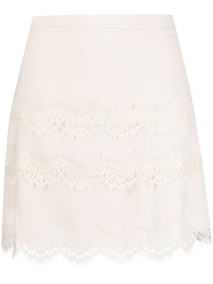 Elisabetta Franchi юбка с кружевом