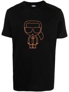 Karl Lagerfeld футболка с принтом Ikonik