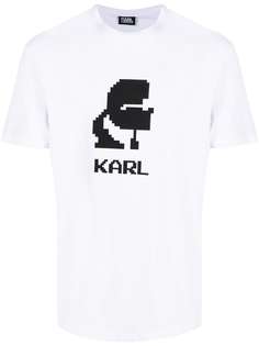 Karl Lagerfeld футболка с принтом Karl