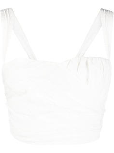 GRETA BOLDINI укороченный топ без рукавов