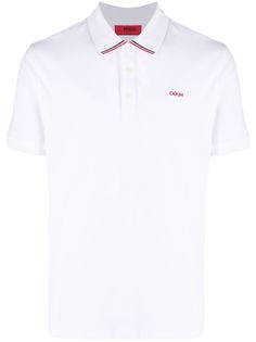 Boss Hugo Boss рубашка поло с вышитым логотипом