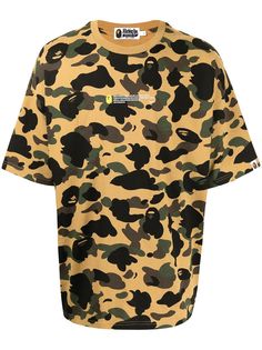 A BATHING APE® футболка с камуфляжным принтом