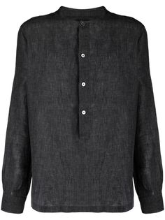 Ermenegildo Zegna рубашка без воротника