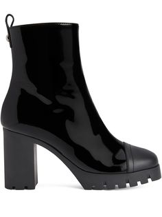 Giuseppe Zanotti лакированные ботильоны Zandra