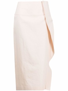 Jil Sander юбка с оборками