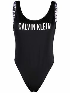 Calvin Klein Jeans купальник с U-образным вырезом и логотипом