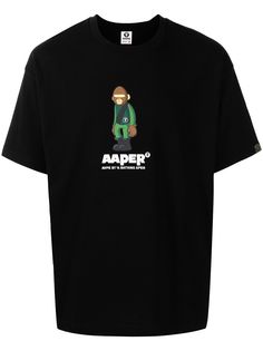AAPE BY *A BATHING APE® футболка с короткими рукавами и логотипом