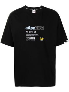 AAPE BY *A BATHING APE® футболка с графичным принтом