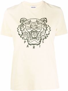 Kenzo футболка с вышивкой
