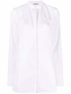 Jil Sander рубашка без воротника