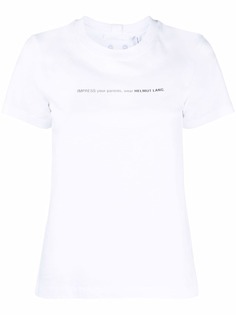 Helmut Lang футболка Impress с надписью