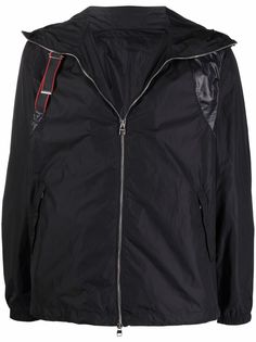 Alexander McQueen непромокаемая куртка Harness с капюшоном