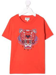 Kenzo Kids футболка с принтом