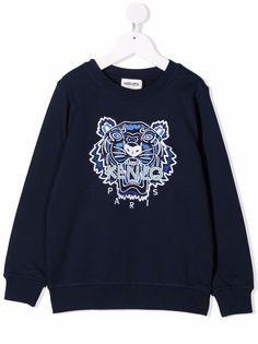 Kenzo Kids толстовка с вышивкой