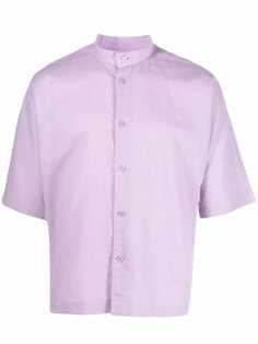 Homme Plissé Issey Miyake рубашка свободного кроя с короткими рукавами